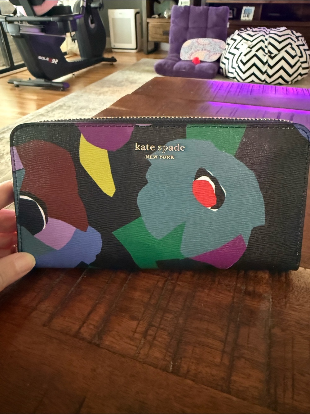 kate spade New York Multicolor Floral Print Continental Wallet - NWOT